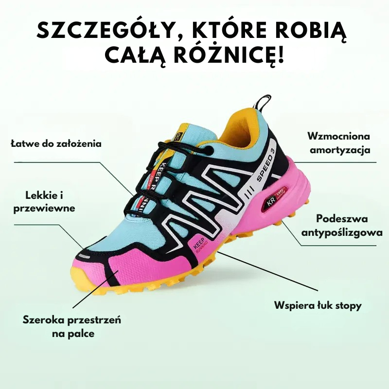 Sandra – Ortopedyczne buty do chodzenia zapewniające komfort