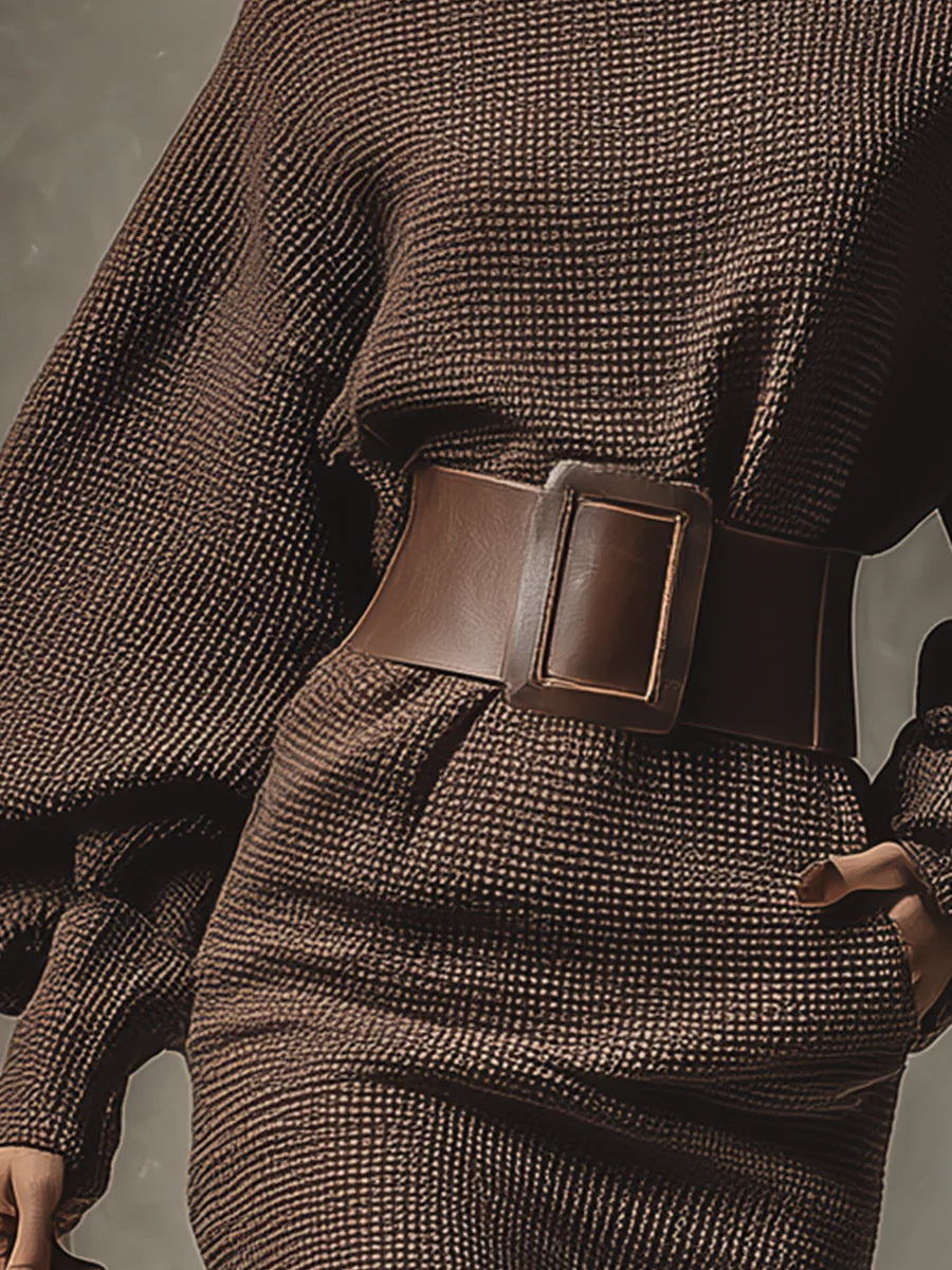 Gisella – Krótka sukienka z paskiem