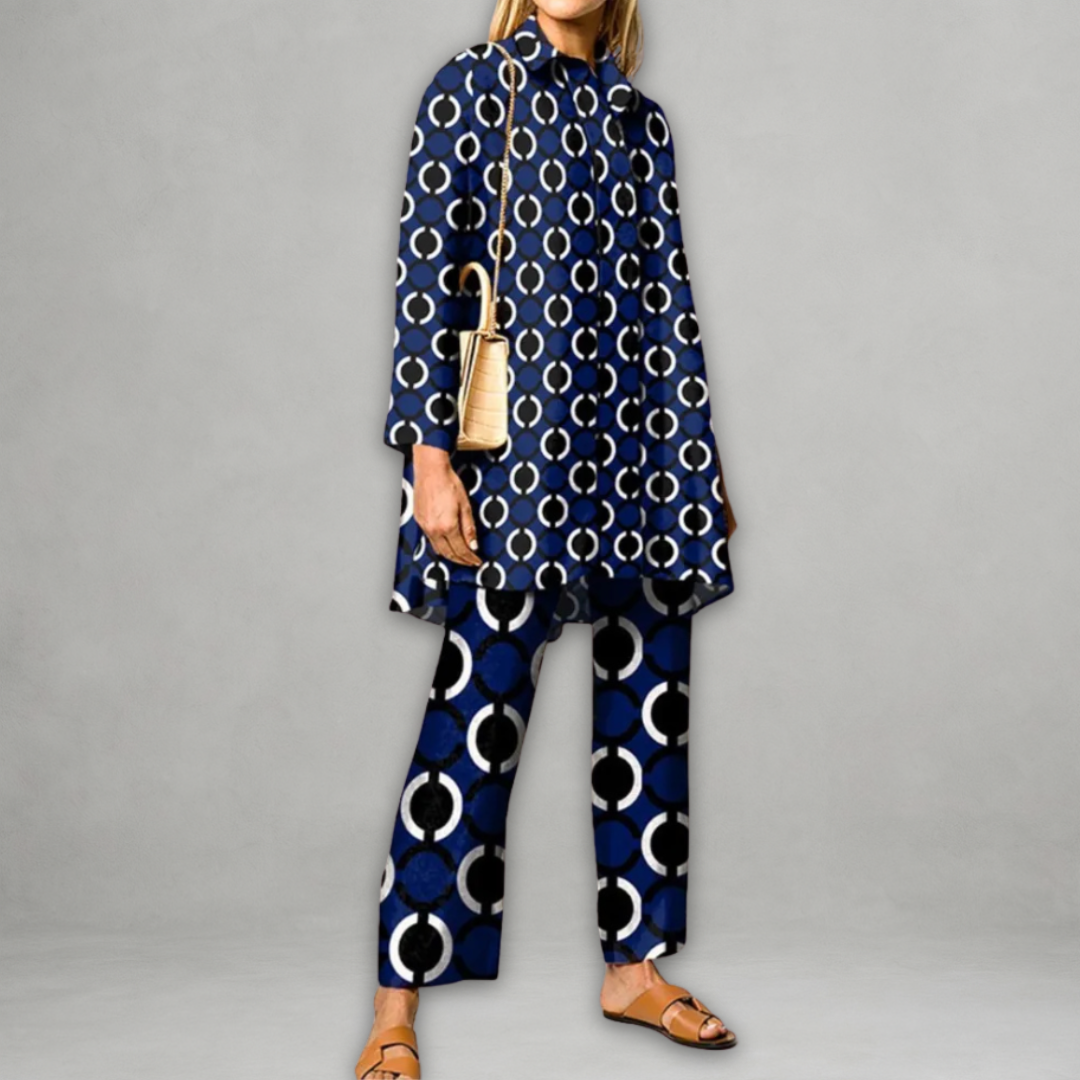 Lilka – Dwuczęściowy komplet w stylu vintage