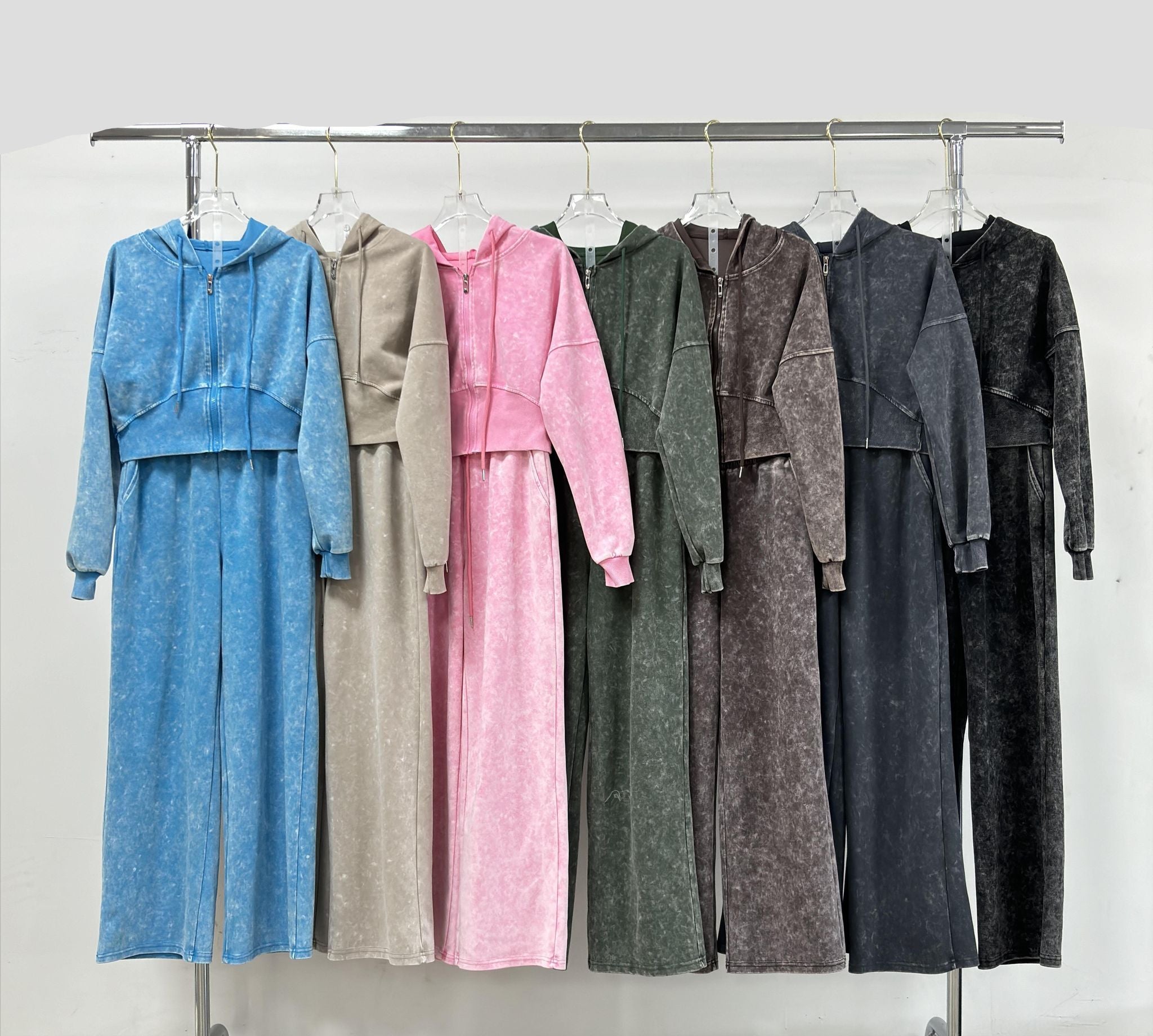 Zara - Elegancki komplet Speed Top i spodnie