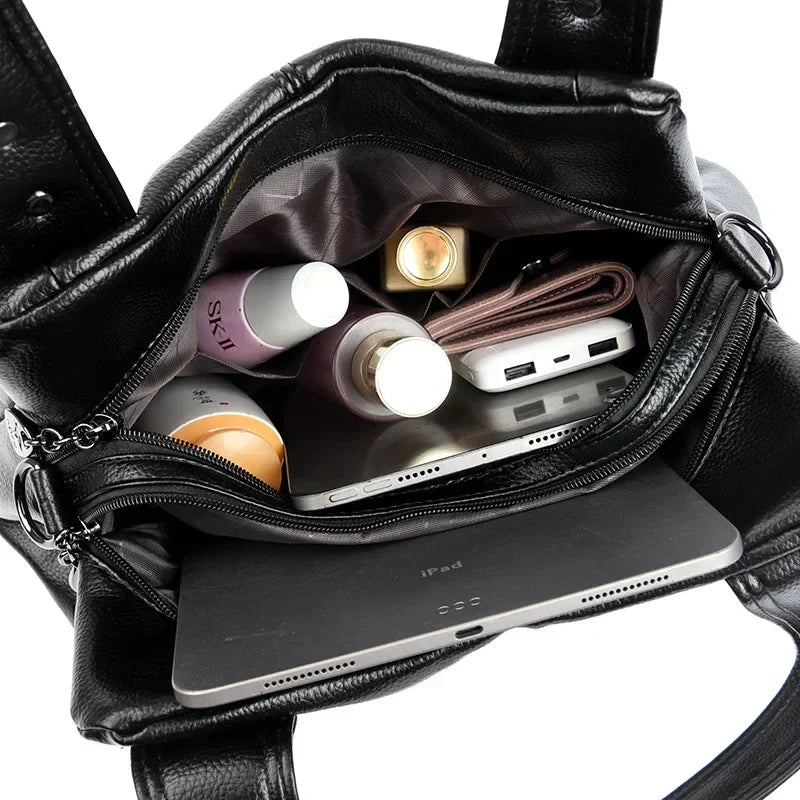 Renata -  Casualowa skórzana torebka